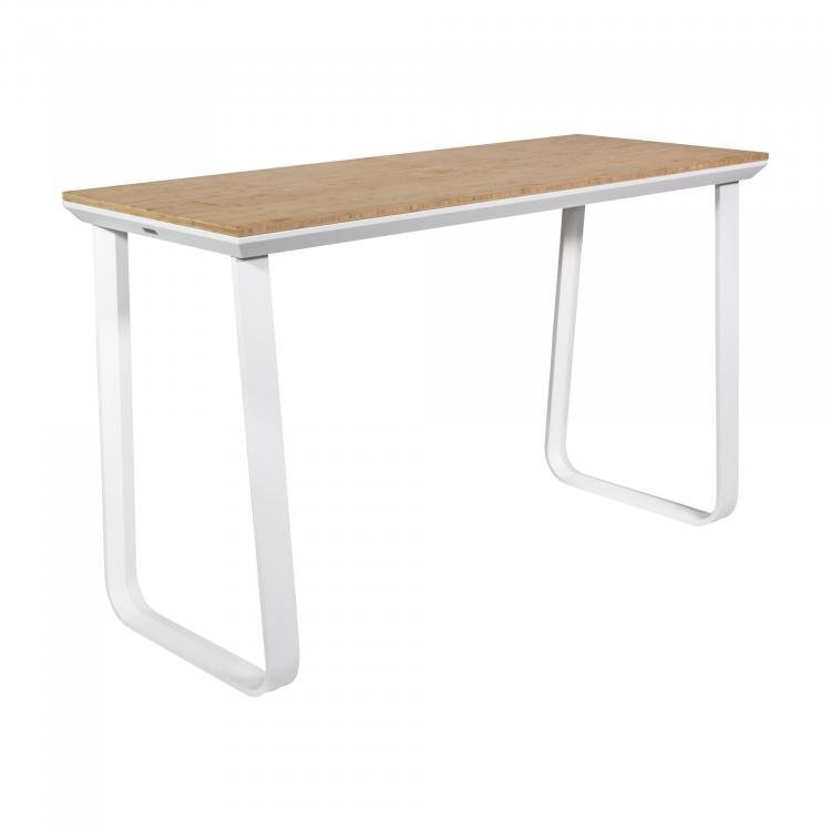 Maramo Stehtisch Salt Grande, Aluminium - Bambus Weiß