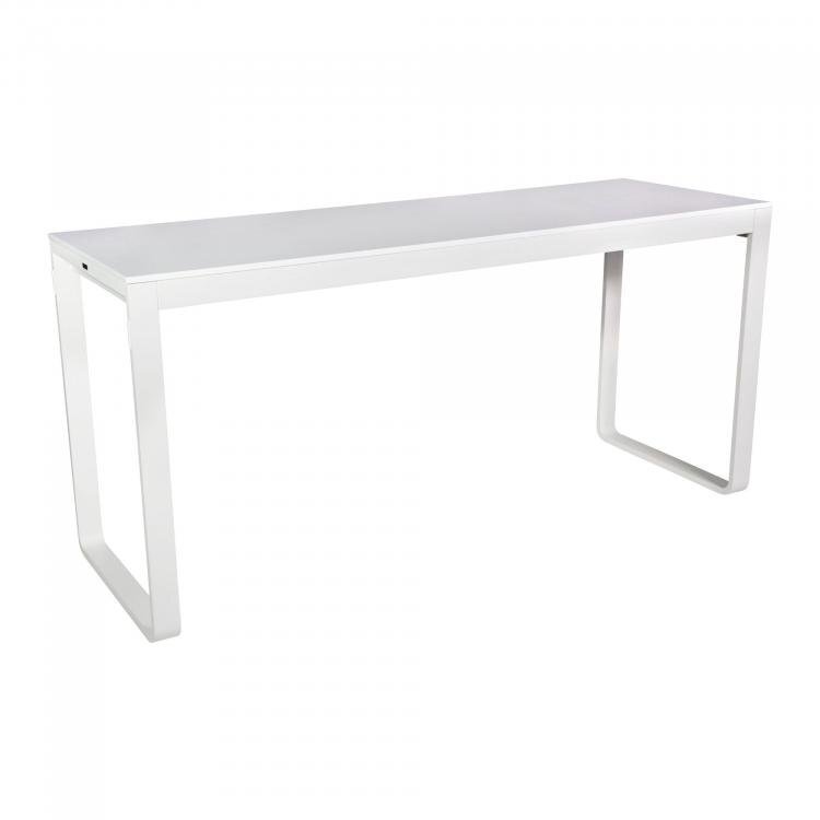 Maramo Klapptisch Flow Grande, Aluminium - Melamin Weiß