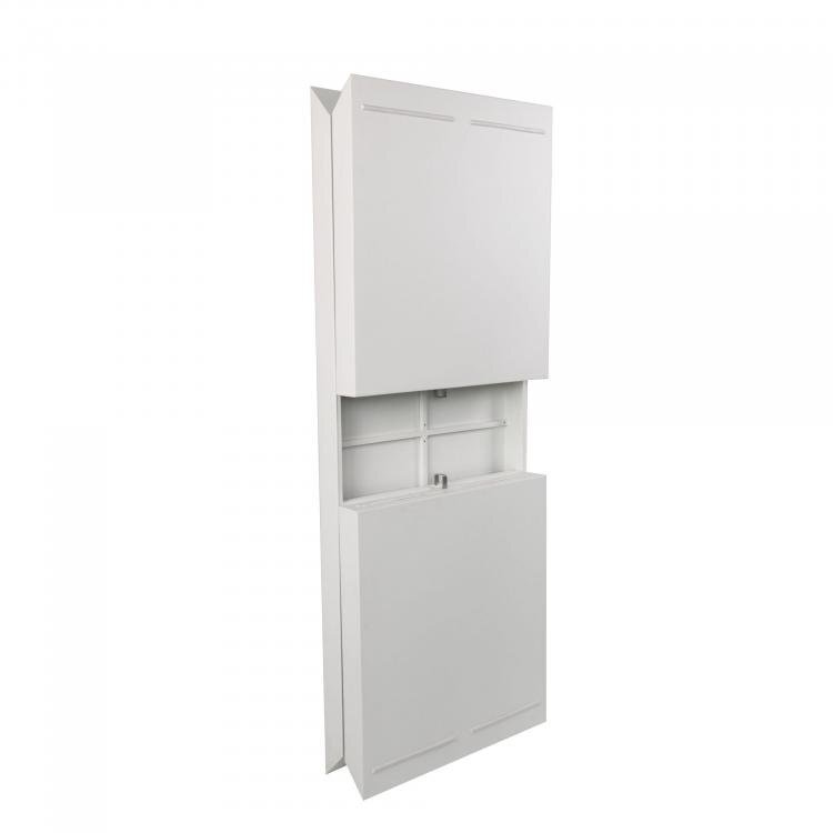 Maramo Stehtisch Titan High, aluminium - Weiß