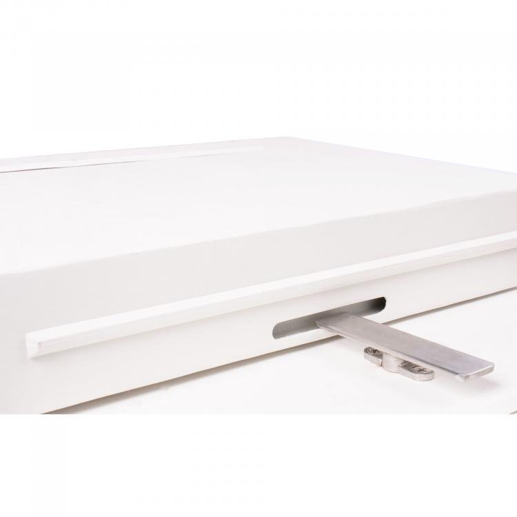 Maramo Stehtisch Titan High, aluminium - Weiß
