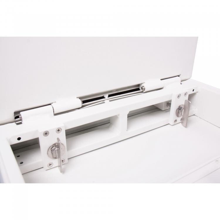 Maramo Stehtisch Titan High, aluminium - Weiß