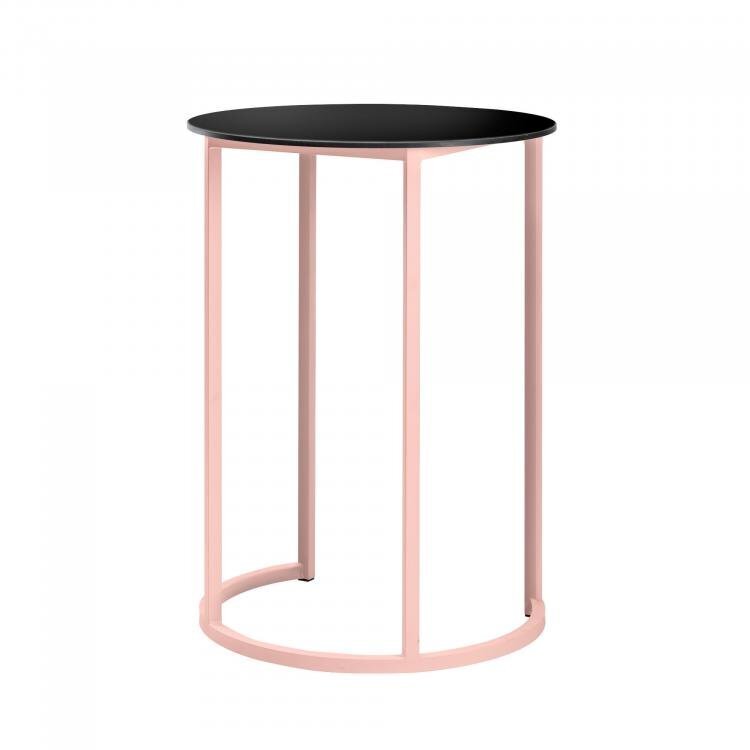 Maramo Stehtisch Kubo Curve, Aluminum - Rose
