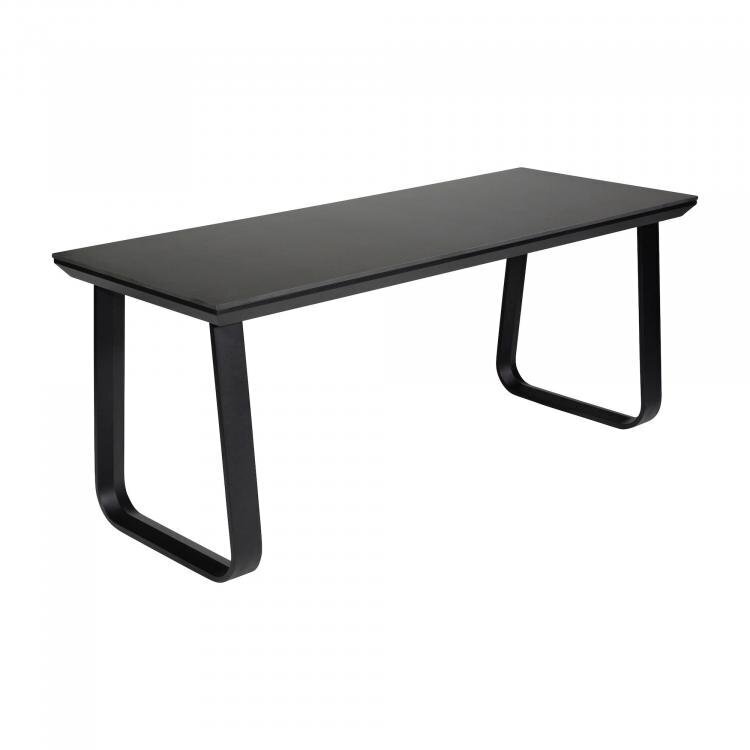 Maramo Lounge Tisch Salt Dinner, Aluminium - Melamin, schwarz