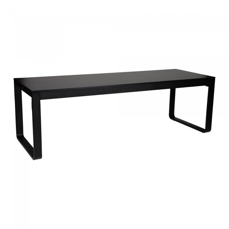 Maramo Klapptisch Flow Dinner, Aluminium - Vollkern, schwarz - 180 x 80 x 74 cm