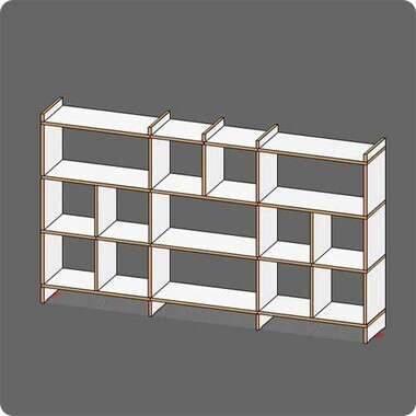 Mocoba Regale Highboard