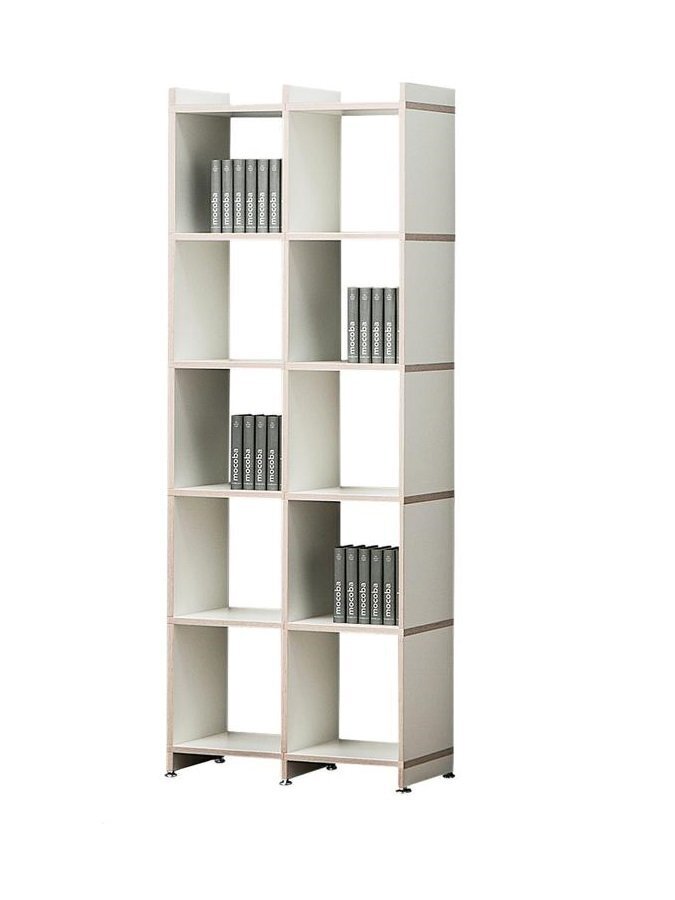 Mocoba 5 x 2 Regal mit Aufsätzen