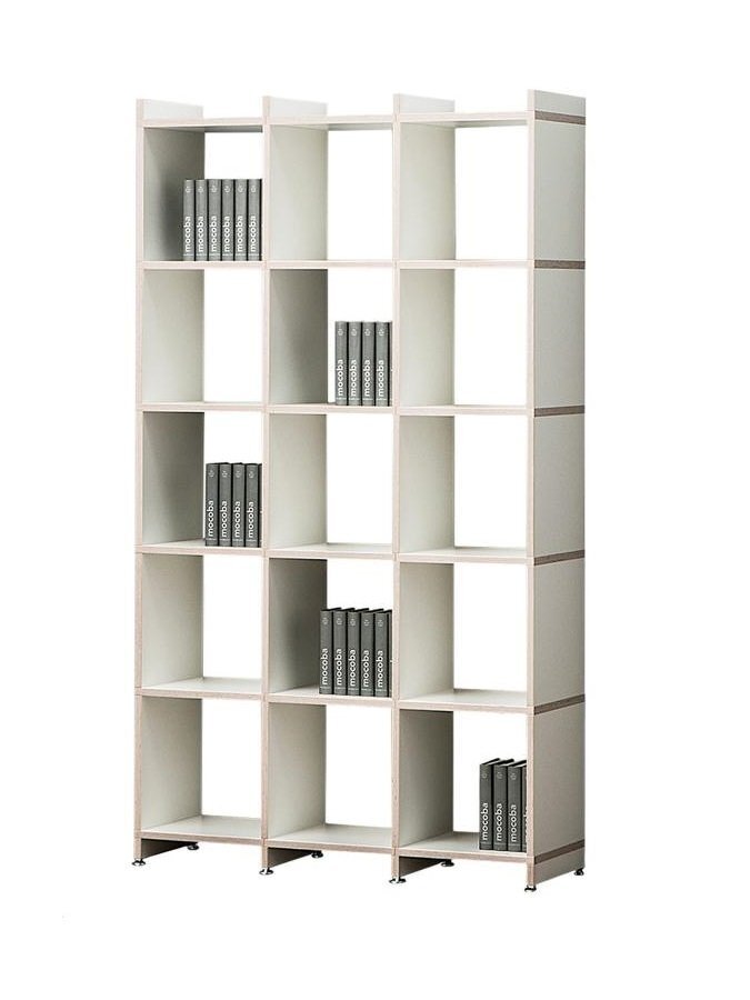 Mocoba 5 x 3 Regal mit Aufsätzen