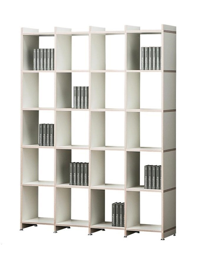 Mocoba 5 x 4 Regal mit Aufsätzen
