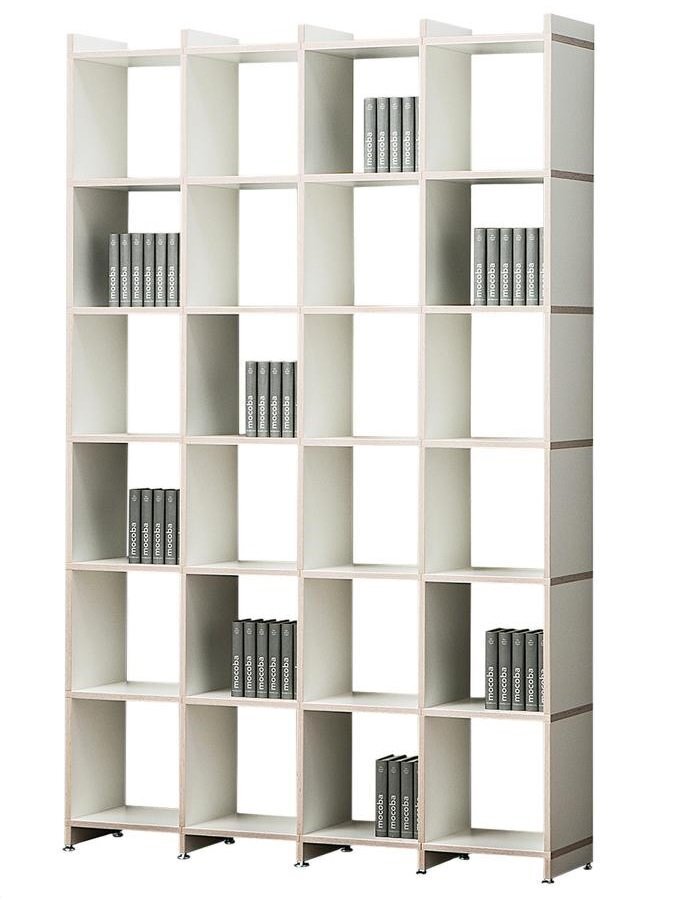 Mocoba 6 x 4 Regal mit Aufsätzen