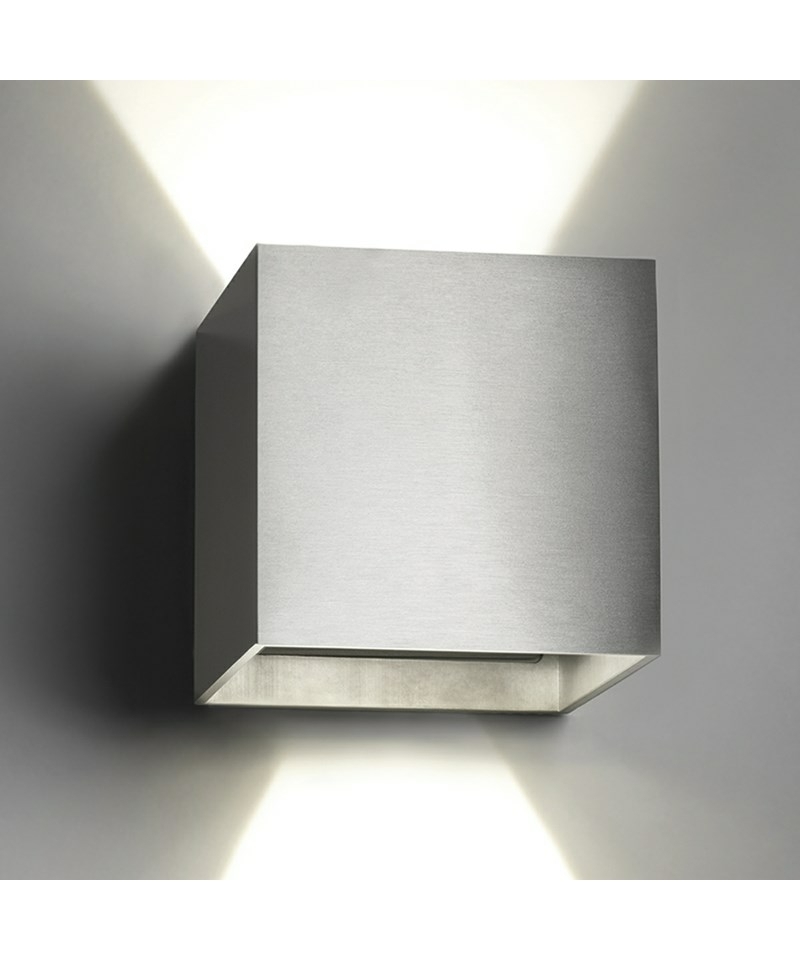 Light-Point Box XL Wandleuchte - Alu