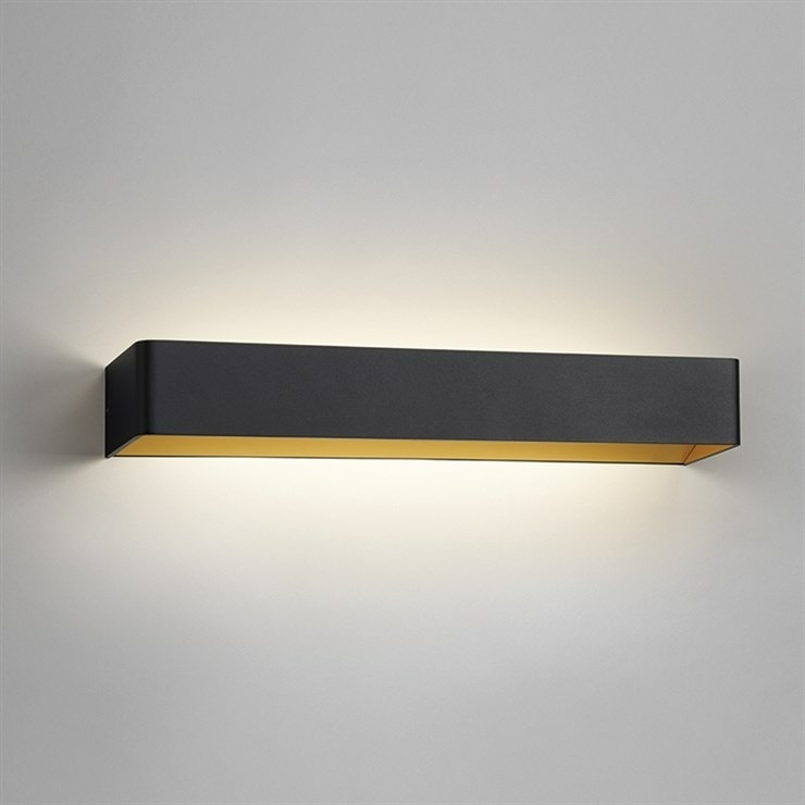 Light-Point Mood 3 LED Wandleuchte - Schwarz/Gold