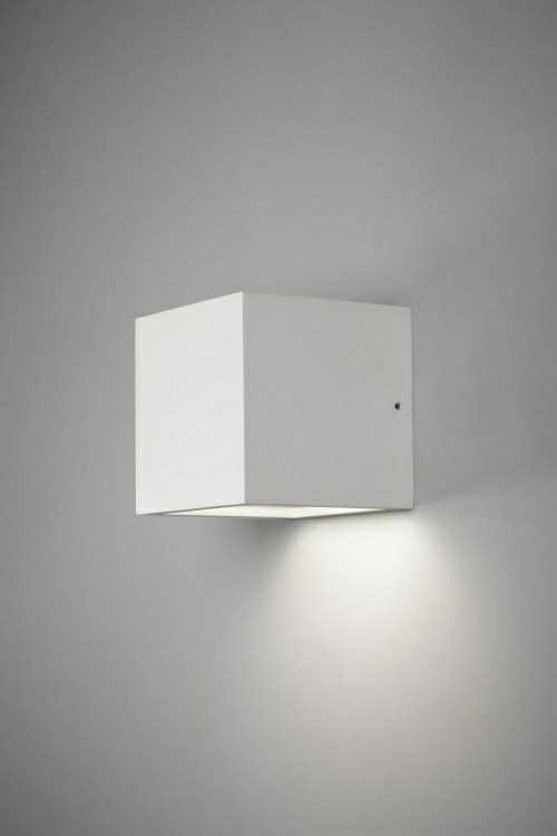 Light-Point Cube LED Wand- /Außenleuchte - Weiß - Down