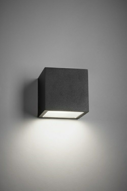 Light-Point Cube LED Wand- /Außenleuchte - Schwarz - Down