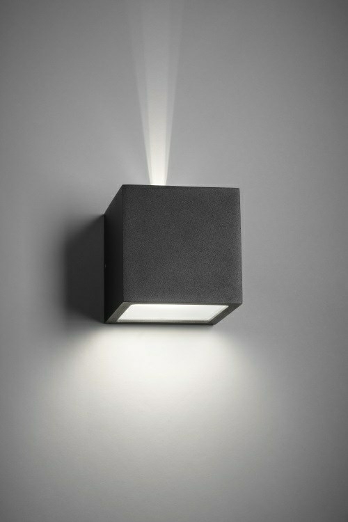 Light-Point Cube LED Wand- /Außenleuchte - Schwarz - Up/Down