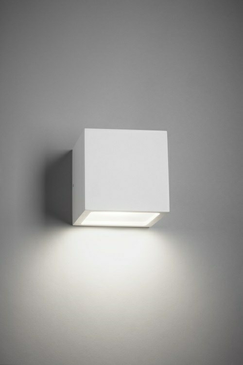 Light-Point Cube XL LED Wand- /Außenleuchte - Weiß - XL Down