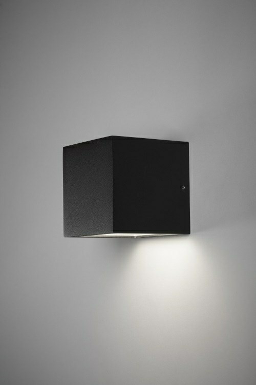Light-Point Cube XL LED Wand- /Außenleuchte - Schwarz - XL Down