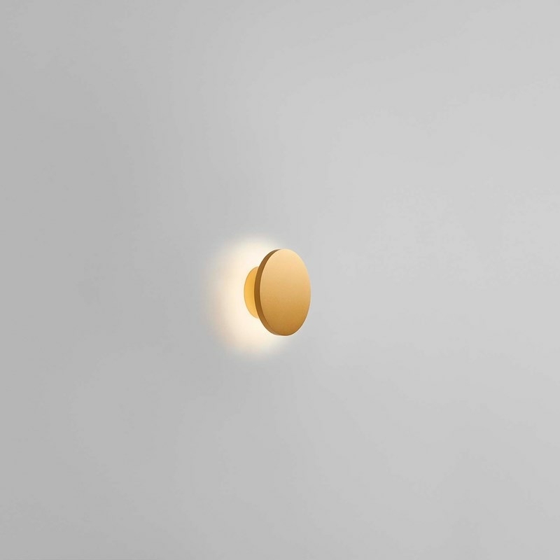 Light-Point Soho W1 LED Wandleuchte Ø12 - Gold