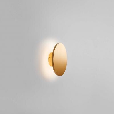 Light-Point Soho W2 LED Wandleuchte Ø20 - Gold