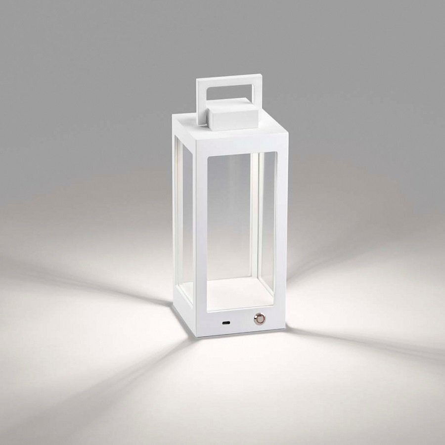 Light-Point Lantern Table T1 White - 100 x 100 x 240mm