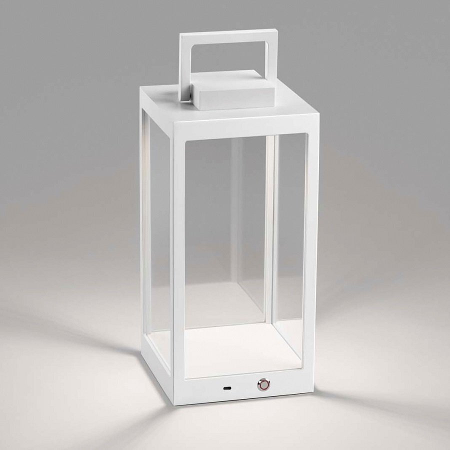 Light-Point Lantern Table T2 White - 150 x 150 x 320mm