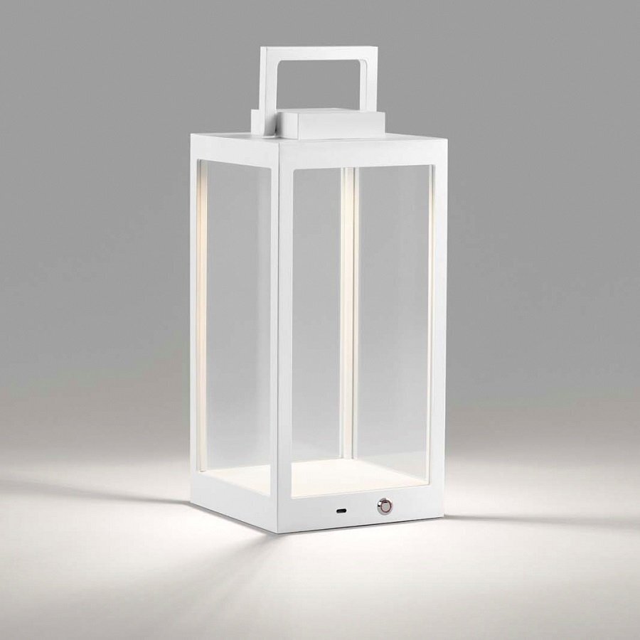 Light-Point Lantern Table T2 White - 150 x 150 x 320mm