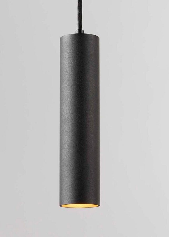 Light-Point Zero S1 Black/Gold - Ø70 x 300mm