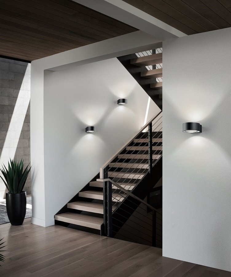 Light-Point Orbit Wall Black