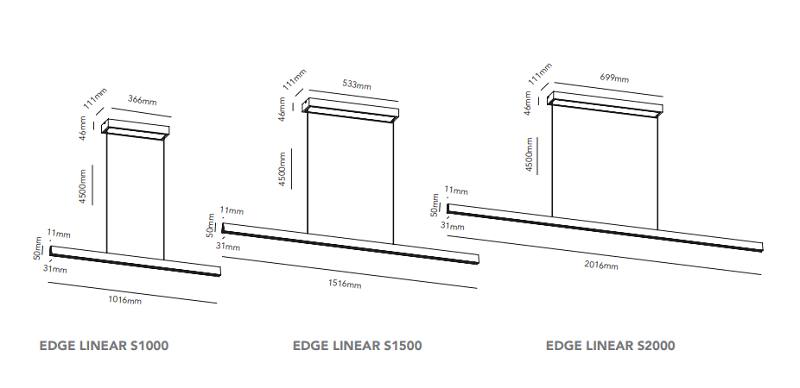 Light-Point Edge Linear Rose Gold