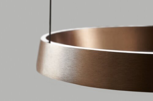 Light-Point Edge Round Rose Gold