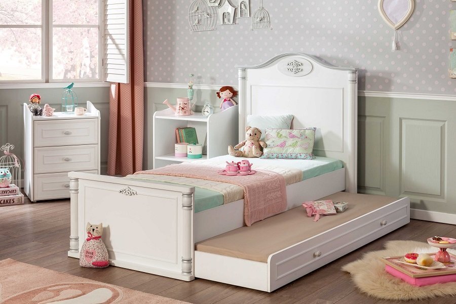 Marisil Romantic Mitwachsendes Babybett 80 x 180 cm