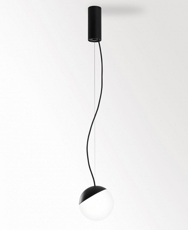 Delta Light Gibbo 2700 K - Schwarz Glas Amber