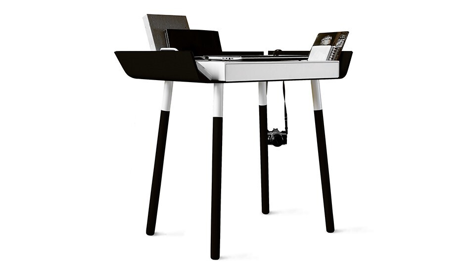 Emko My Writing Desk, Single Drawer - Black