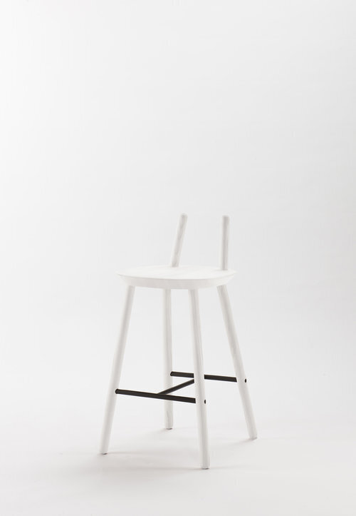Emko Naïve Semi Bar Chair - White