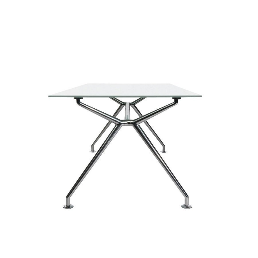 Wagner W-Table Konferenztisch Rechteckig - Weiss / Laminat