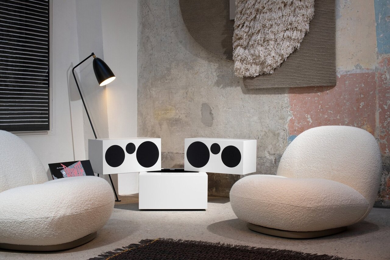 Brionvega Totem white - Soundsystem 