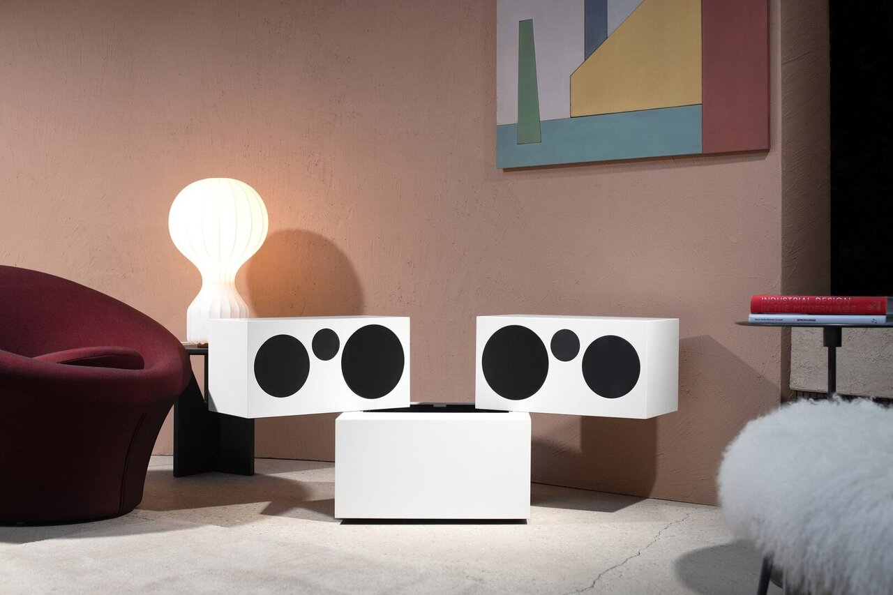 Brionvega Totem white - Soundsystem 