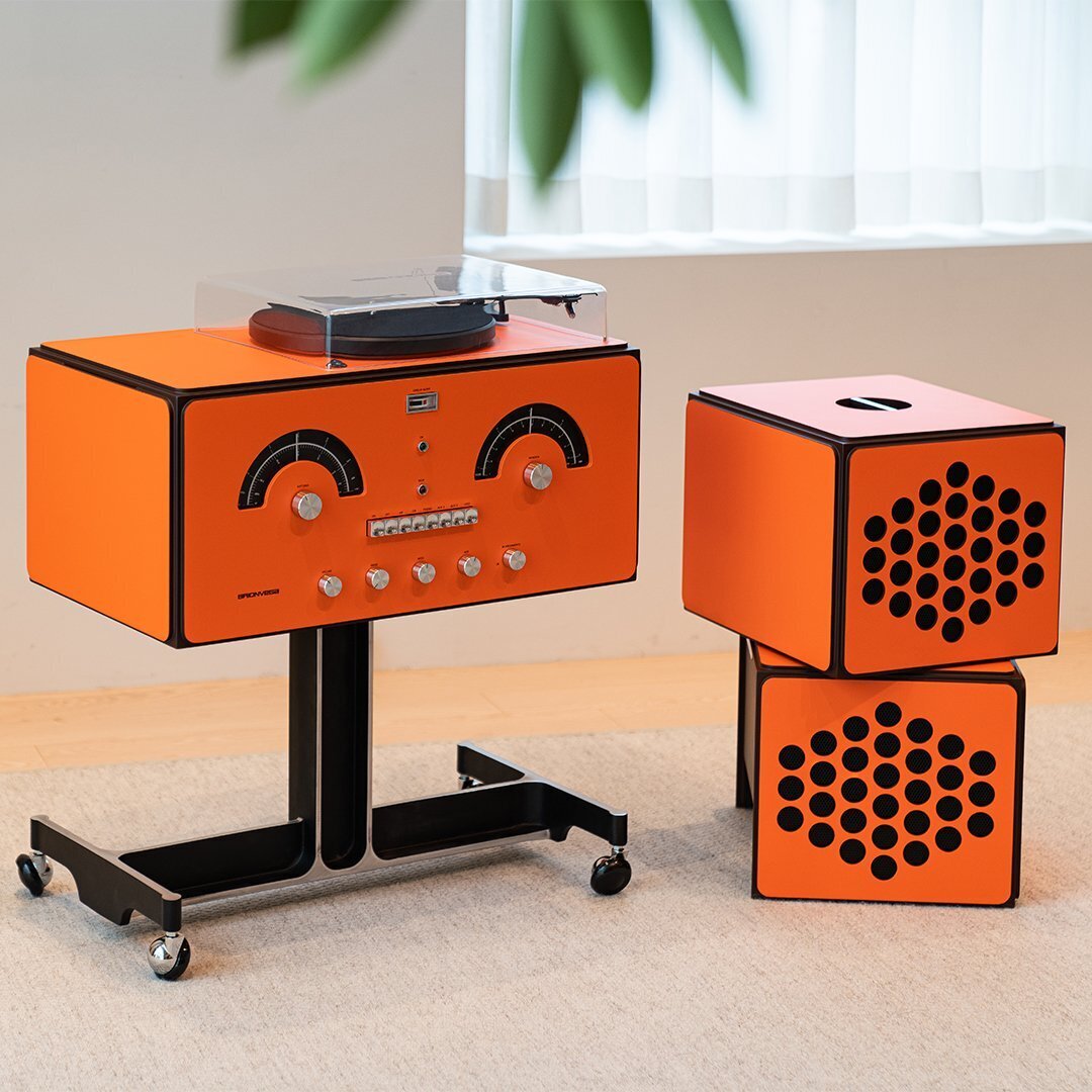Brionvega radiofonografo orange - Soundsystem