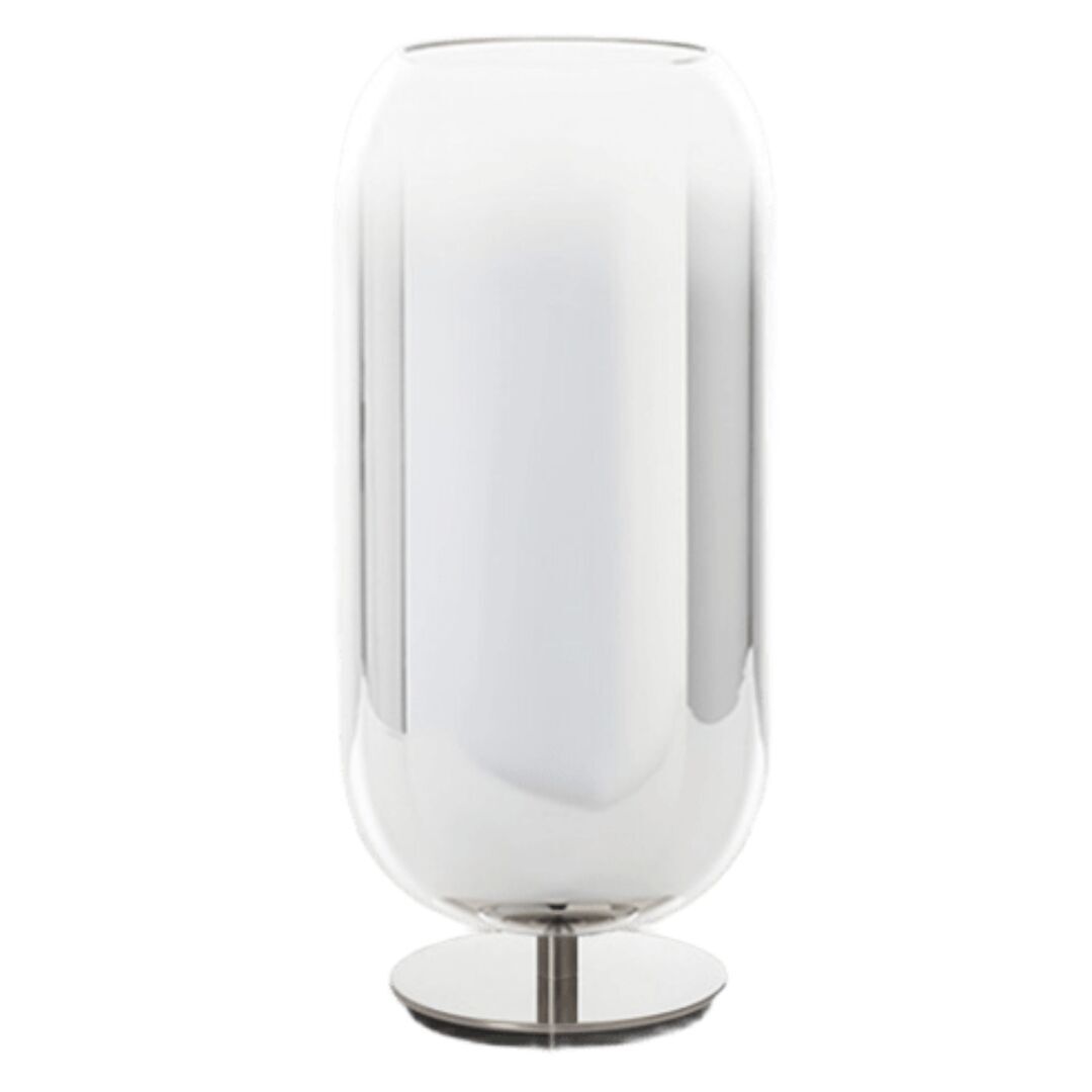 Artemide Gople Mini Tischleuchte von Artemide 1409010A, silber