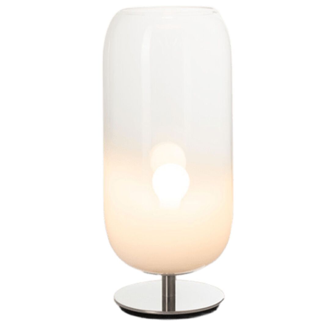 Artemide Gople Mini Tischleuchte von Artemide 1409020A, weiss