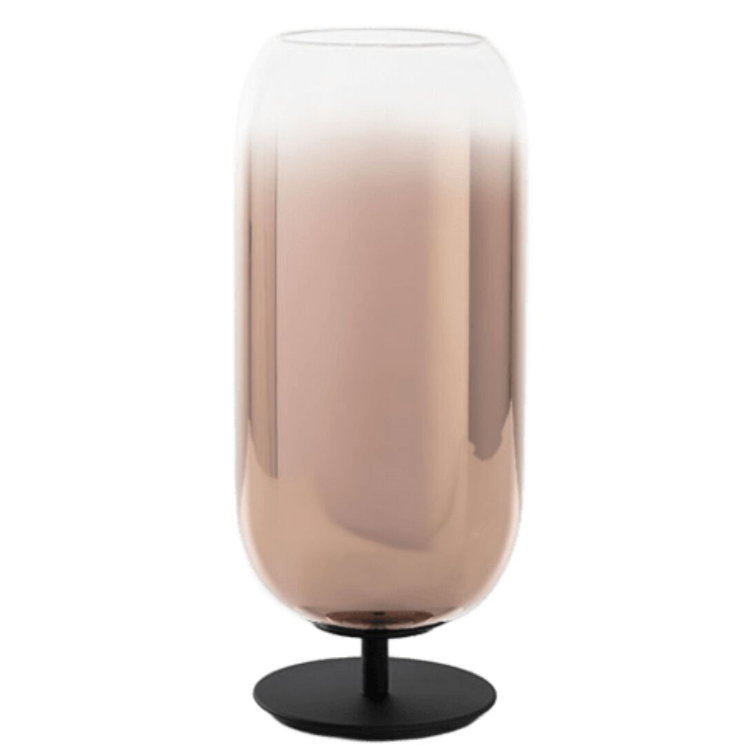 Artemide Gople Mini Tischleuchte von Artemide Schwarz / Kupfer