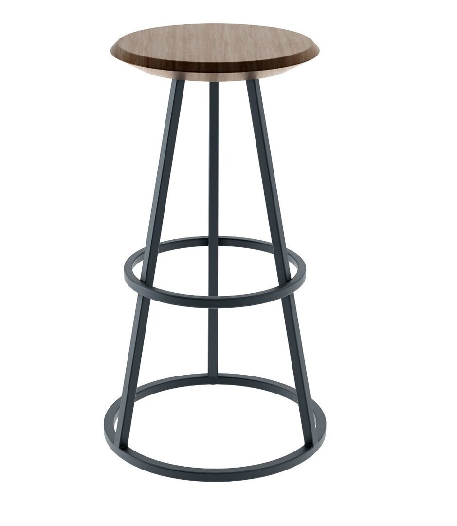 Harto Gustave Bar Stool - Natural Walnut