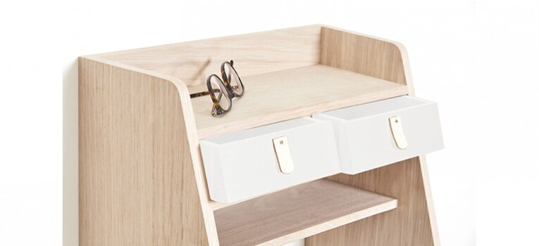 Harto Suzon Wall Mounted Storage-White