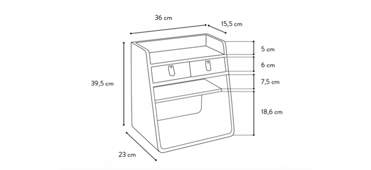 Harto Suzon Wall Mounted Storage