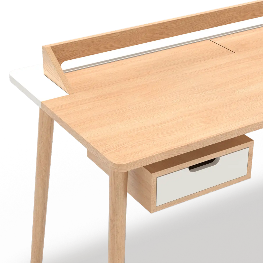 Harto Desk Honore: White