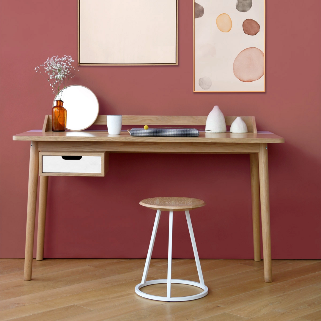 Harto Desk Honore: White