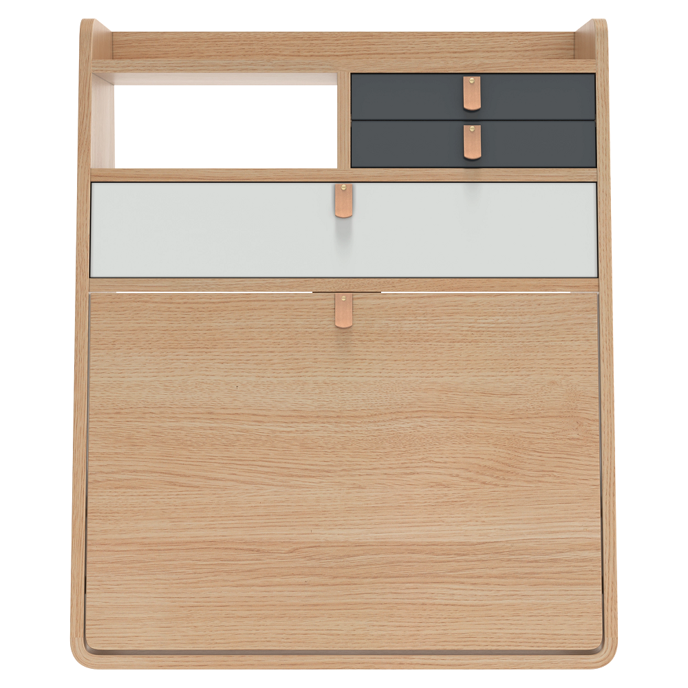Natural Oak - Light Grey / Slate Grey