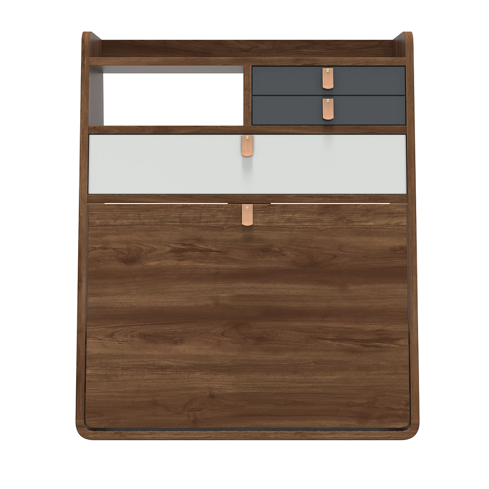Natural Walnut - Light Grey / Slate Grey
