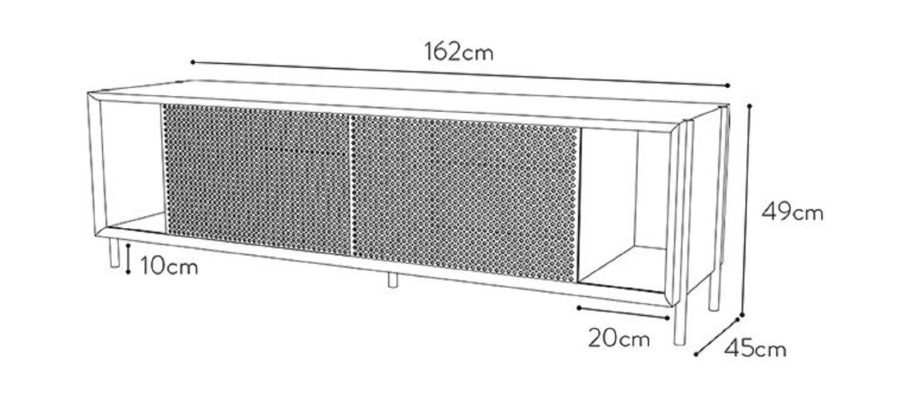 Harto Sideboard Gabin 162 cm Without Drawer