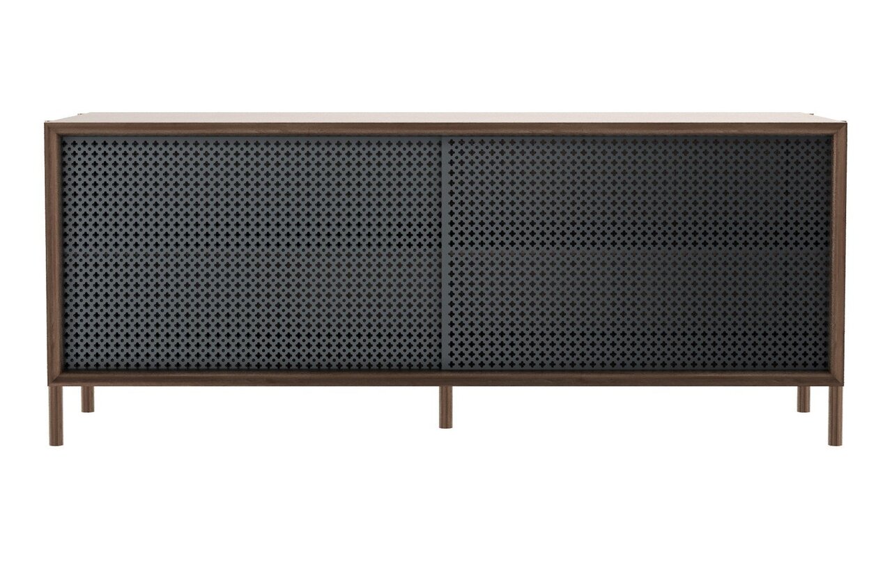 Harto Sideboard Gabin 122 cm: Natural Walnut / Slate Grey