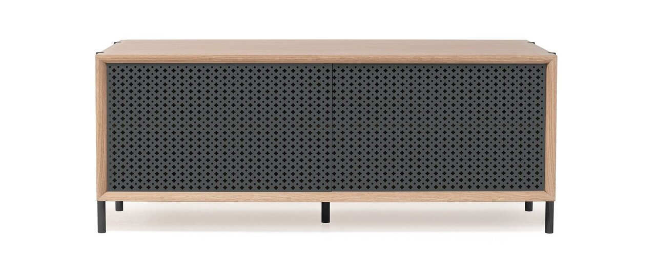 Harto Sideboard Gabin 122 cm: Natural Oak / Slate Grey